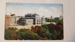 Wien, Burgtheater, 1912, régi képeslap