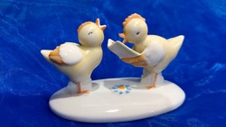 Metzler&Ortloff porcelán-éneklő kiscsibék