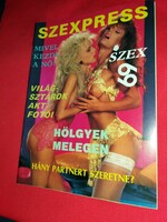 1988.január.SZEXPRESS. magyar erotikus magazin újság képek szerint GYŰJTŐI