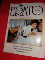 1990 III,évfolyam 1.szám ERATO magyar erotikus magazin újság  képek szerint GYŰJTŐI