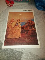 Berkovits Ilona: Zichy Mihály, 1977, Corvina, kiadói, nagyméretű mappa, hiánytalan, jó állapotban!