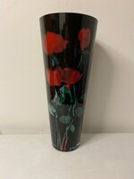 Goebel hatalmas üveg váza Koller motívummal