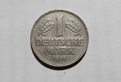1 Deutsche mark coin, 1968