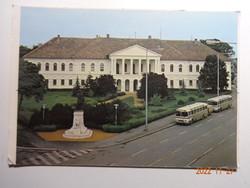 Régi képeslap: Makó, Városi Tanácsház (70-es évek)