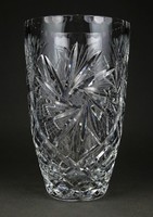 1L634 flawless polished lead crystal vase flower vase 20 cm
