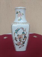 A beautiful, huge bird and flower vase from Hóllóháza: 37 cm...from HUF 100..