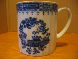 Antique china blue mug, cup