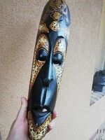 Afrikai fa fali maszk  49 cm