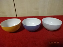 Japán porcelán kávéscsésze, tojáshéj vékony, három darab. Vanneki! Jókai.