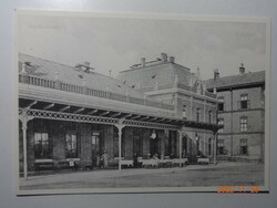 Képeslap (nem korabeli!): Cegléd, Vasúti étterem az 1900-as években