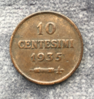10 Centesimi 1935 San Marino
