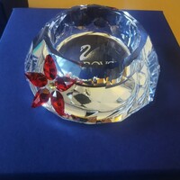 Original swarovski crystal Santa flower candle holder in its own box in perfect condition