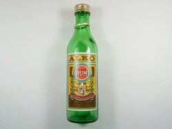 Retro régi papír címkés üveg palack - Alko Domaci Rum - Jugoszláv-Szerb ital- 1980-as évek 0,25 l
