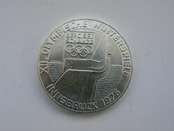 1976 AUSZTRIA EZÜST 100 SCHILLING, XII. OLYMP. WINT, INNSBRUCK,  aUNC. (24 g, 0,640) EREDETI!