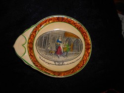 Antique English porcelain faience bowl - fundraising bowl