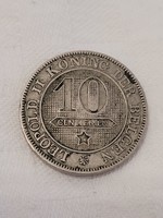 Belgium, ii. Lipót, 1894. 10 Centiemen coin