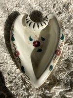 Zsolnay 3168 szív alakú hamutál