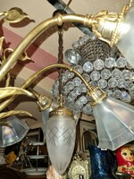 Old renovated frog chain pendant lamp
