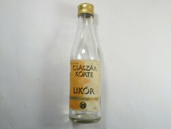 Retro régi Császárkörte likőr ital üveg palack - Buliv gyártó, 1980-as évekből
