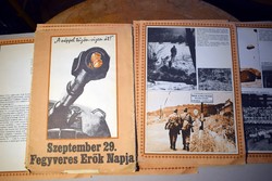 Propaganda anyag Néphadsereg Szeptember 29. Fegyveres Erők Napja ,,A néppel tűzön-vizen át !" Petőfi
