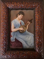 Fk/312 - k. With Signo - lady with mandolin