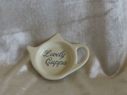 An elegant tea filter holder bought in a tea shop