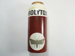Retro régi Molytox rovarirtószer rovarirtó spray flakon -Caola- 1970-es évek