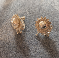 • Különleges sterling ezüst füli, apró lógó golyókkal-- klipsz--új