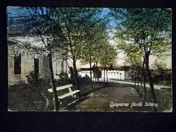 A066 antique postcard hay loft - promenade 1922