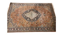 Kasmír 100% selyem vintage szőnyeg 282x182cm