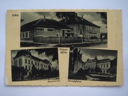 Régi képeslap Békés 1943 fotó levelezőlap