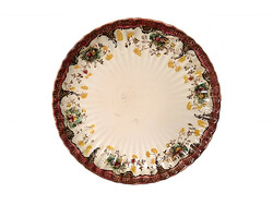 Antik, William Alsager Adderley & Co, angol kőporcelán tányér 1876-1905