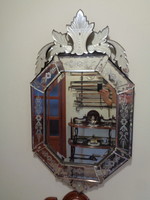 Impressive 19th-century castle mirror from Murano