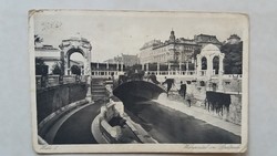 Régi képeslap Wien 1922 bécsi fotó levelezőlap