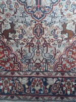 130 x 80 cm állatfigurás Agra kézi csomózású szőnyeg eladó