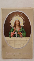 Régi vallási húsvéti képeslap 1920 körüli levelezőlap