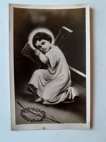 Régi képeslap 1939 Kis Jézus kereszttel levelezőlap