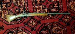 Antik, elöltöltős, csappús, puska, 1800as évek, hagyatékból