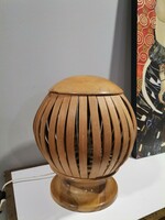 Design skandináv asztali lámpa bambusz Hildegard ?. Alkudható!!