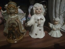 Régebbi kerámia, porcelán angyalkák
