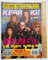 Kerrang magazin #249 1989 FM Tad Lizzy Borden Tangier Who Dirty Looks Wolfsbane Bulletboys Würzel
