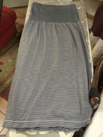 Blue-white striped, elastic skirt, size s/m