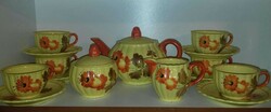 Iconic granite tea set with a very rare pattern