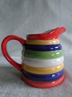 Hand-painted, colorful, cheerful milk jug 6 dl