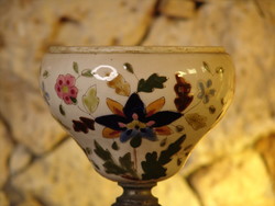 Faience petroleum lamp with Persian pattern