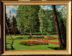 Bokor Károly 1887-1997 Balatonfüredi park GARANTÁLTAN EREDETI