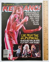 Kerrang magazin #253 1989 Bon Jovi Steve Stevens Poison Romeo's Daughter Steve Jones Evil Dead Def L