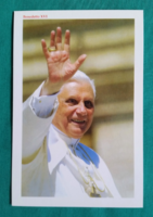 XVI. Benedek pápa - postatiszta képeslap
