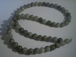 Best price!! Labradorite 8 mm necklaces with silver clasp