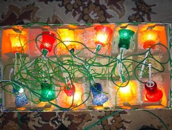 Christmas string of lights, string of lights, string of lights 2. - Czechoslovakian zlatokov - bell original
